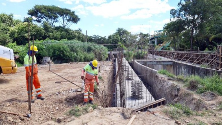 Começa construção da ponte sobre ribeirão Jacuba para ligar viário central até Vila Real