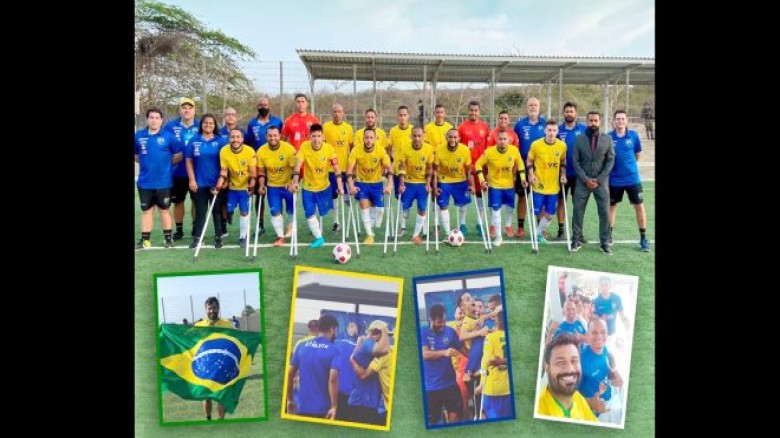 Seleção Brasileira de Futebol de Amputados garante vaga no próximo Mundial