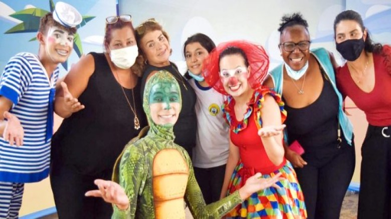 Lona das Artes leva espetáculo do circo para escolas públicas e ONG’s de Sumaré