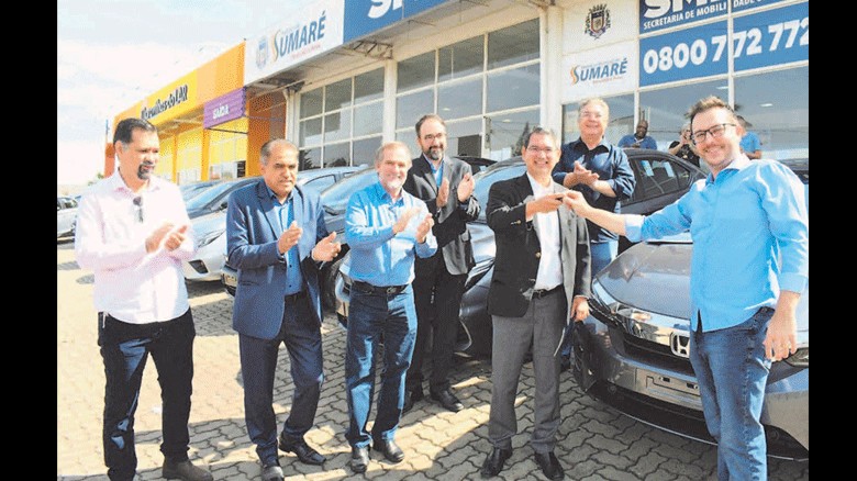 Prefeitura de Sumaré recebe doação de 18 veículos da Honda Automóveis