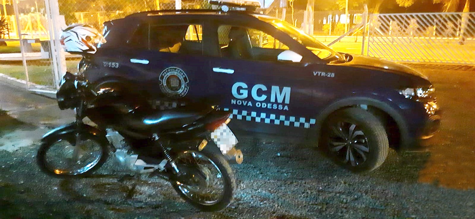 Após perseguição, menor é detido com moto furtada em Nova Odessa