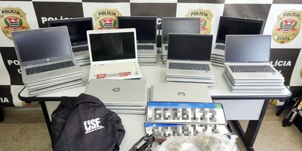 Notebooks roubados de universidade de Itatiba são encontrados em Sumaré