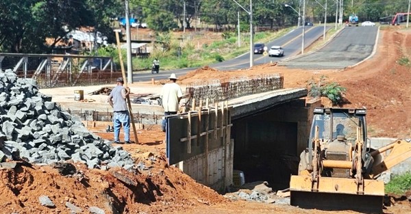Obras da ponte da Mineko Ito avançam em Sumaré