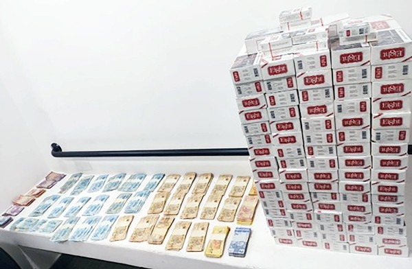 Homem é detido com 1,6 mil maços de cigarros e R$ 35 mil em Hortolândia