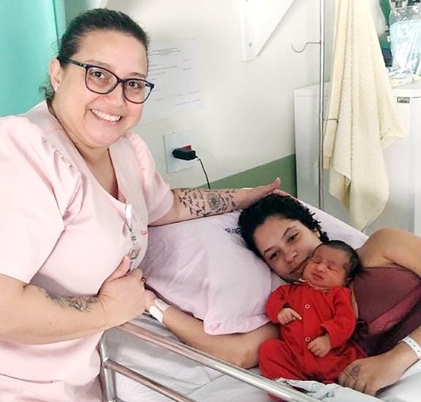 Sienna é 1ª bebê a nascer em 2024 em Nova Odessa