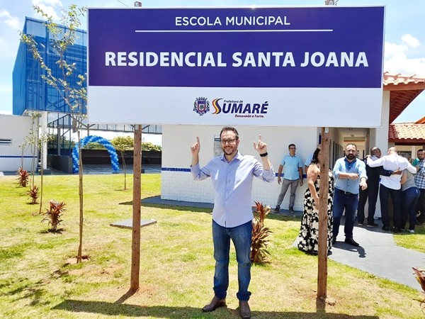 Prefeito Luiz Dalben entrega Escola do Residencial Santa Joana, em Sumaré