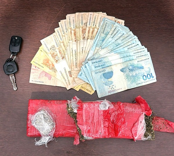 10º BAEP prende rapaz por tráfico com 1kg de maconha em Hortolândia