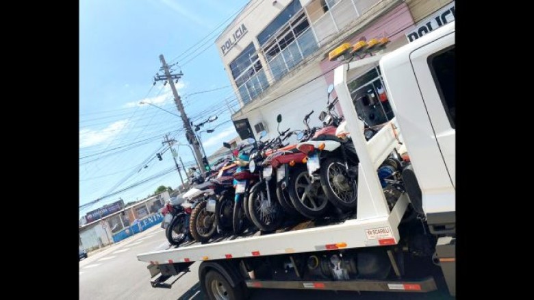 Polícia Civil apreende 14 motos em Sumaré na Operação Trem de Lata 2