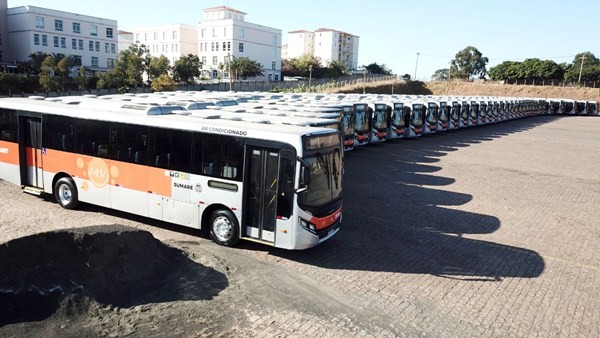 Com 35 novos ônibus, Sumaré renova frota do transporte coletivo urbano