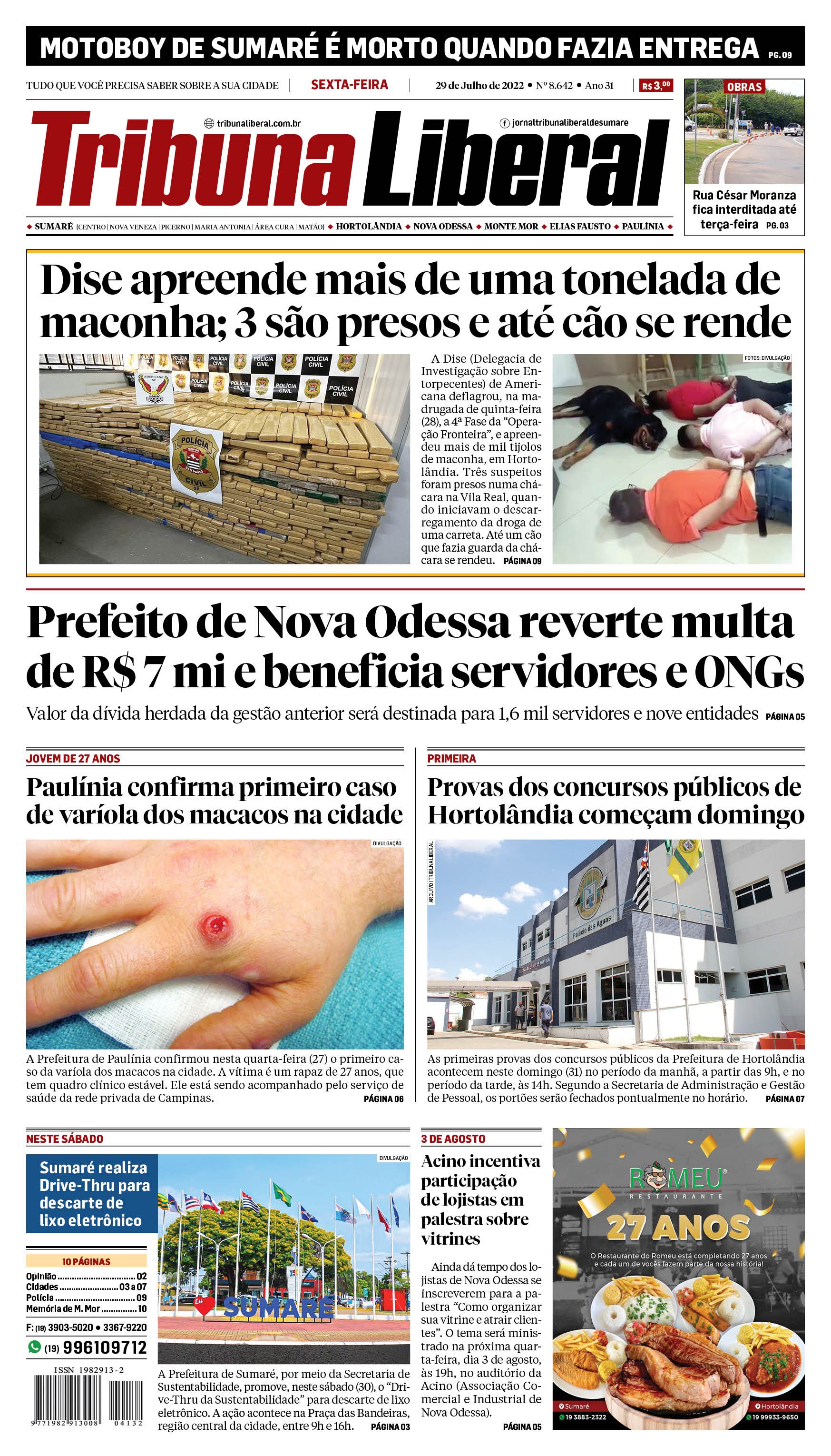 Edição de Sexta-Feira - 29-07-2022