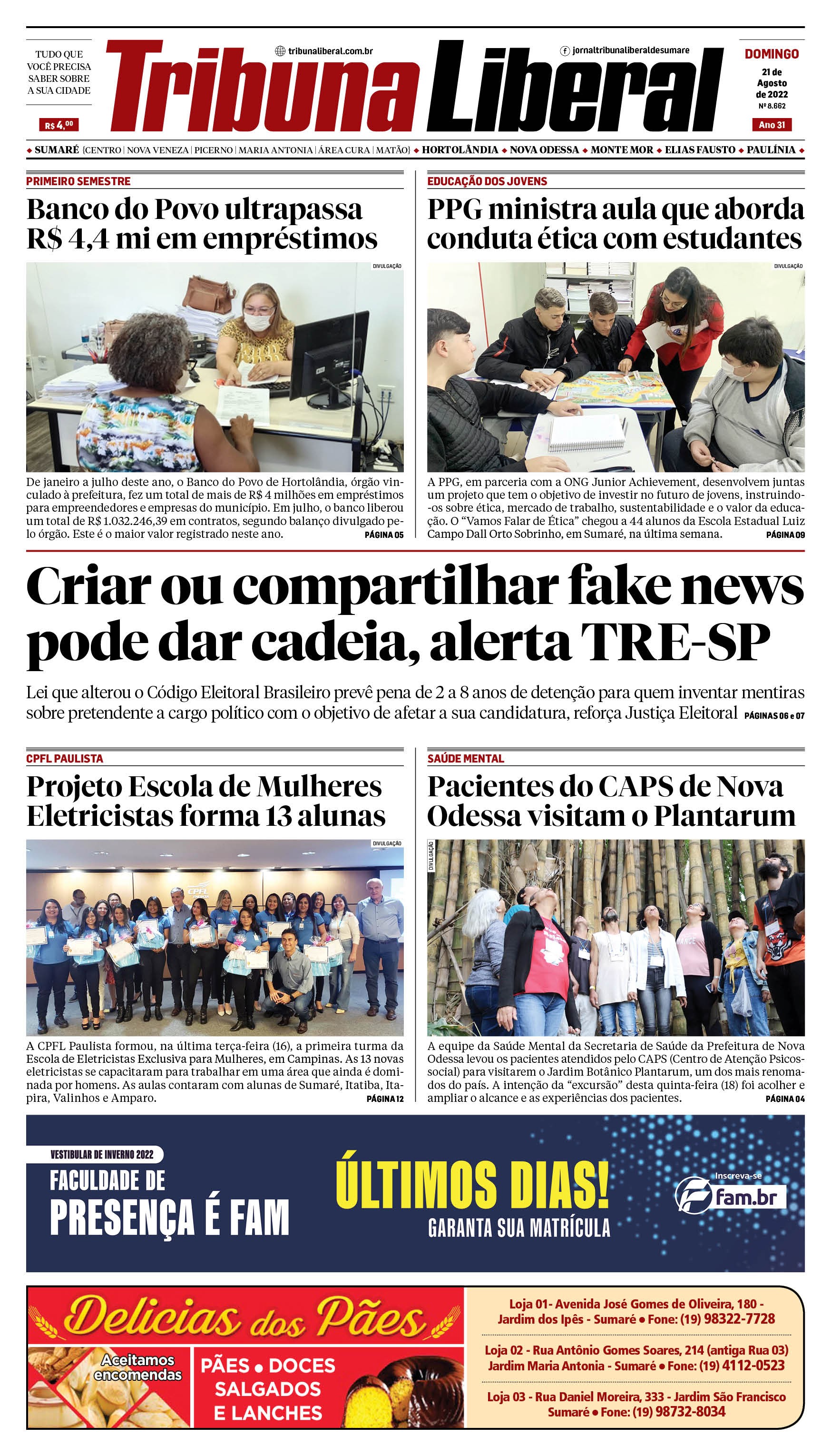 Edição de Domingo - 21-08-2022