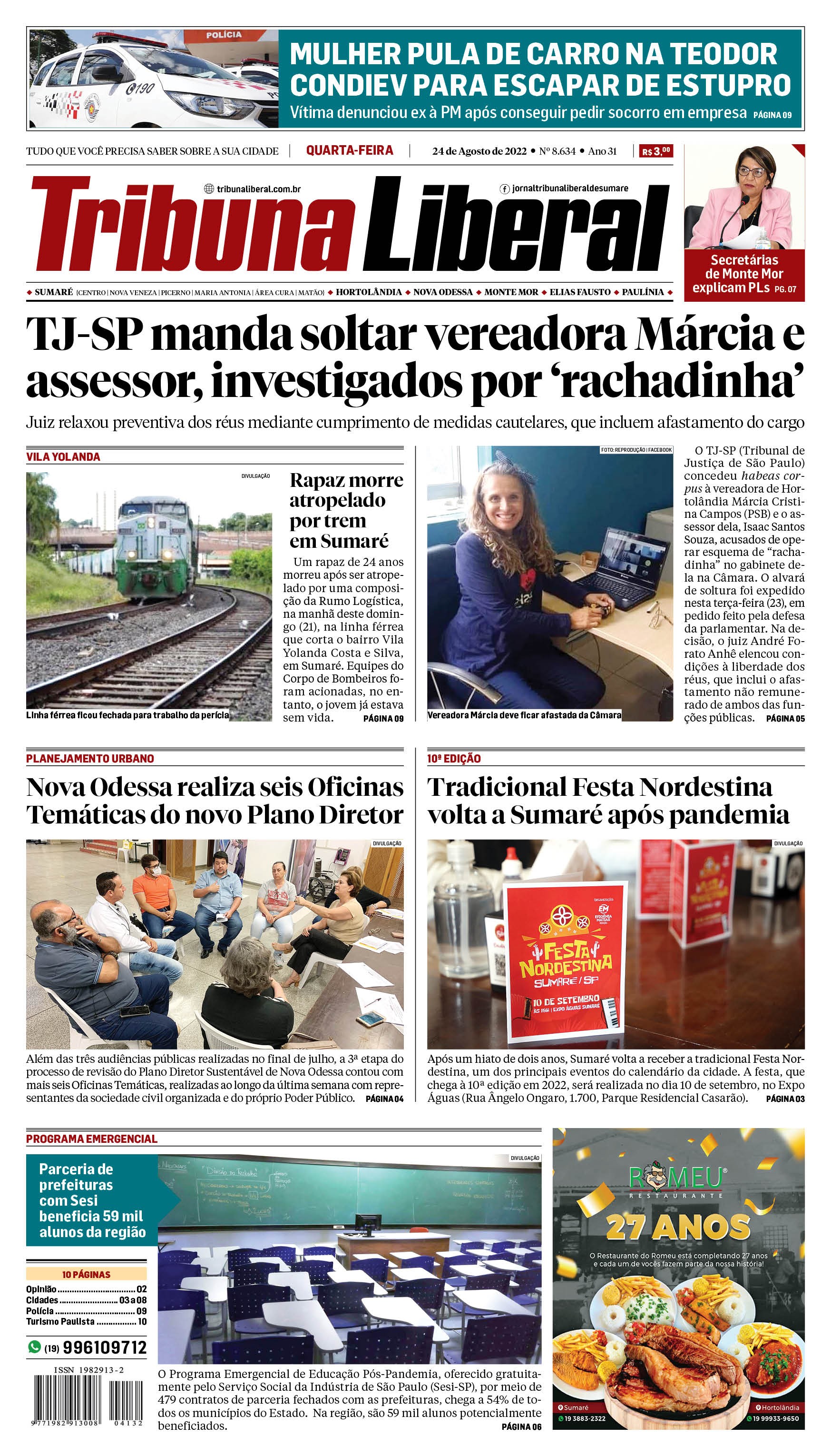 Edição de Quarta-Feira - 24-08-2022