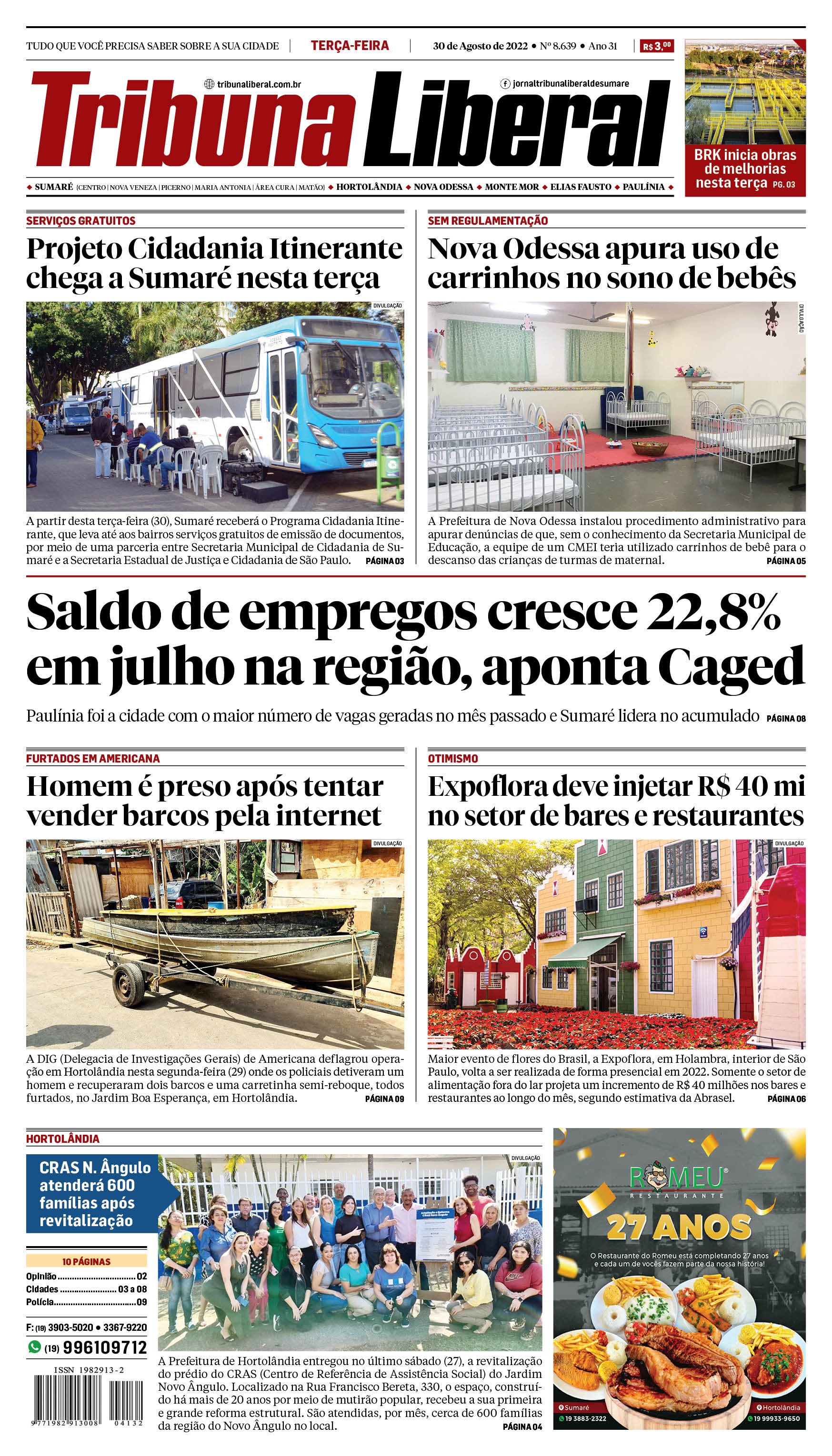 Edição de Terça-Feira - 30-08-2022