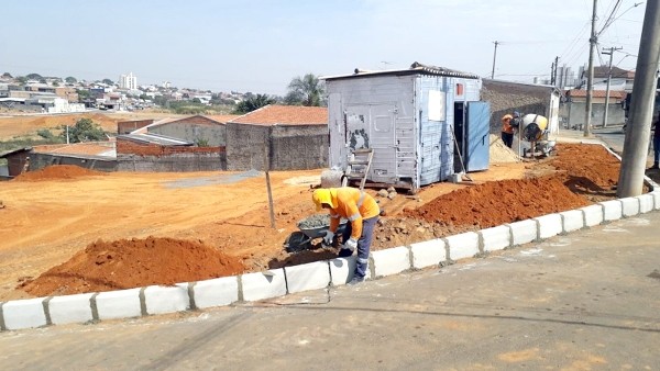 Construção do novo PEV de entulho e recicláveis de Hortolândia avança mais uma etapa