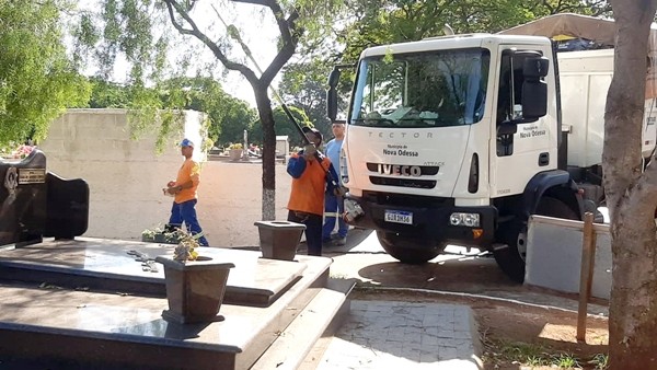 Cemitério de Nova Odessa deve receber cerca de 6 mil visitantes neste Finados