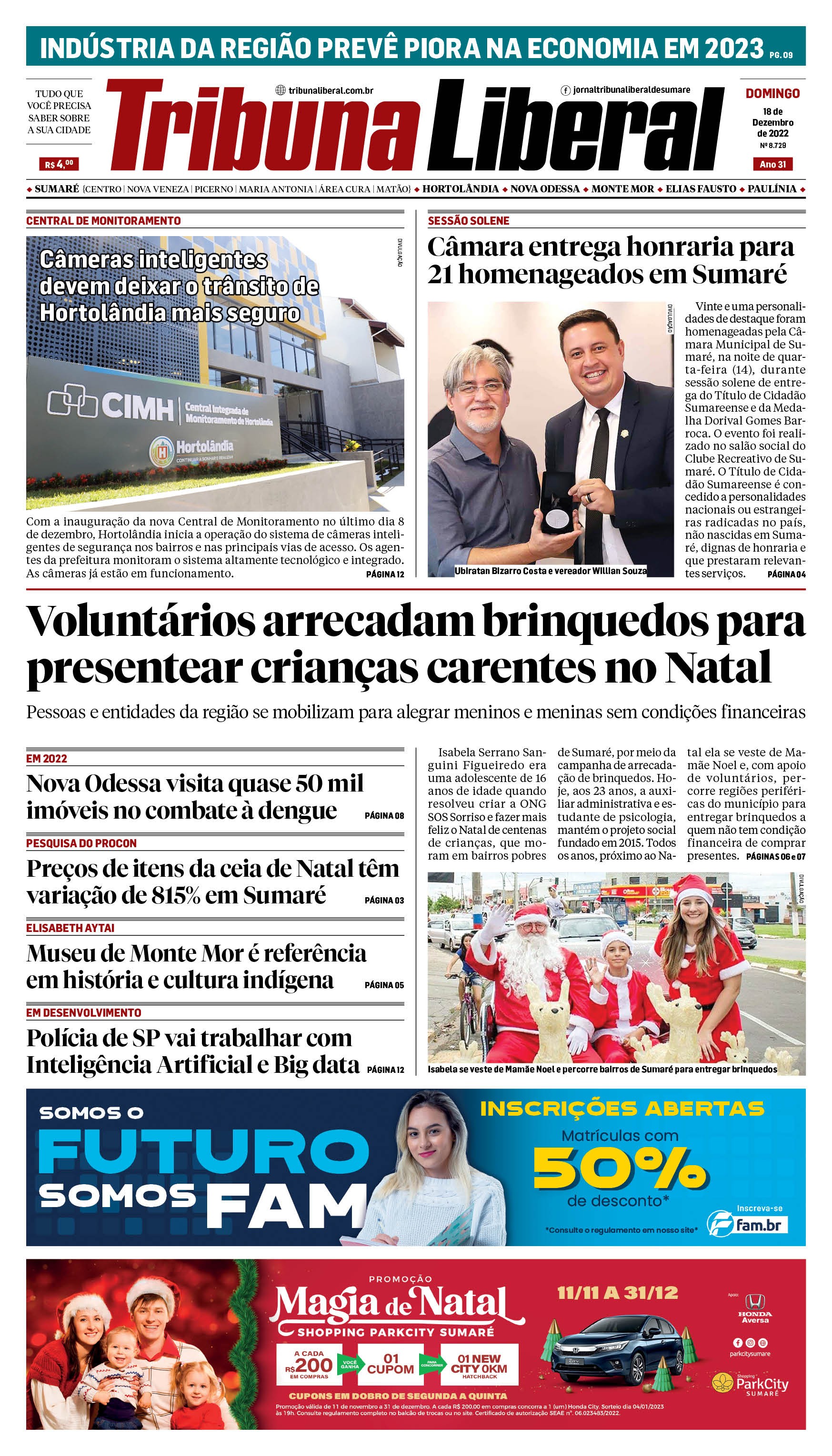 Edição de Domingo - 18-12-2022