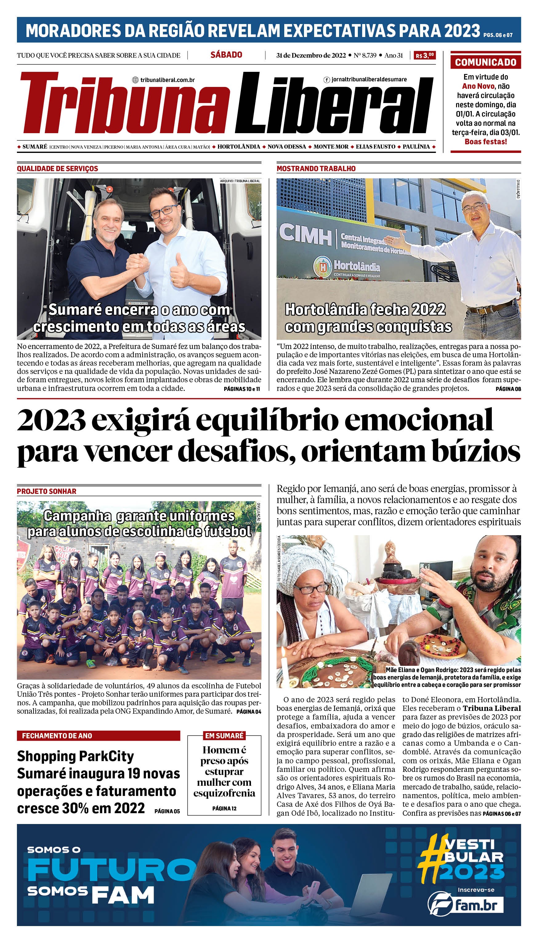 Edição de Sábado - 31-12-2022