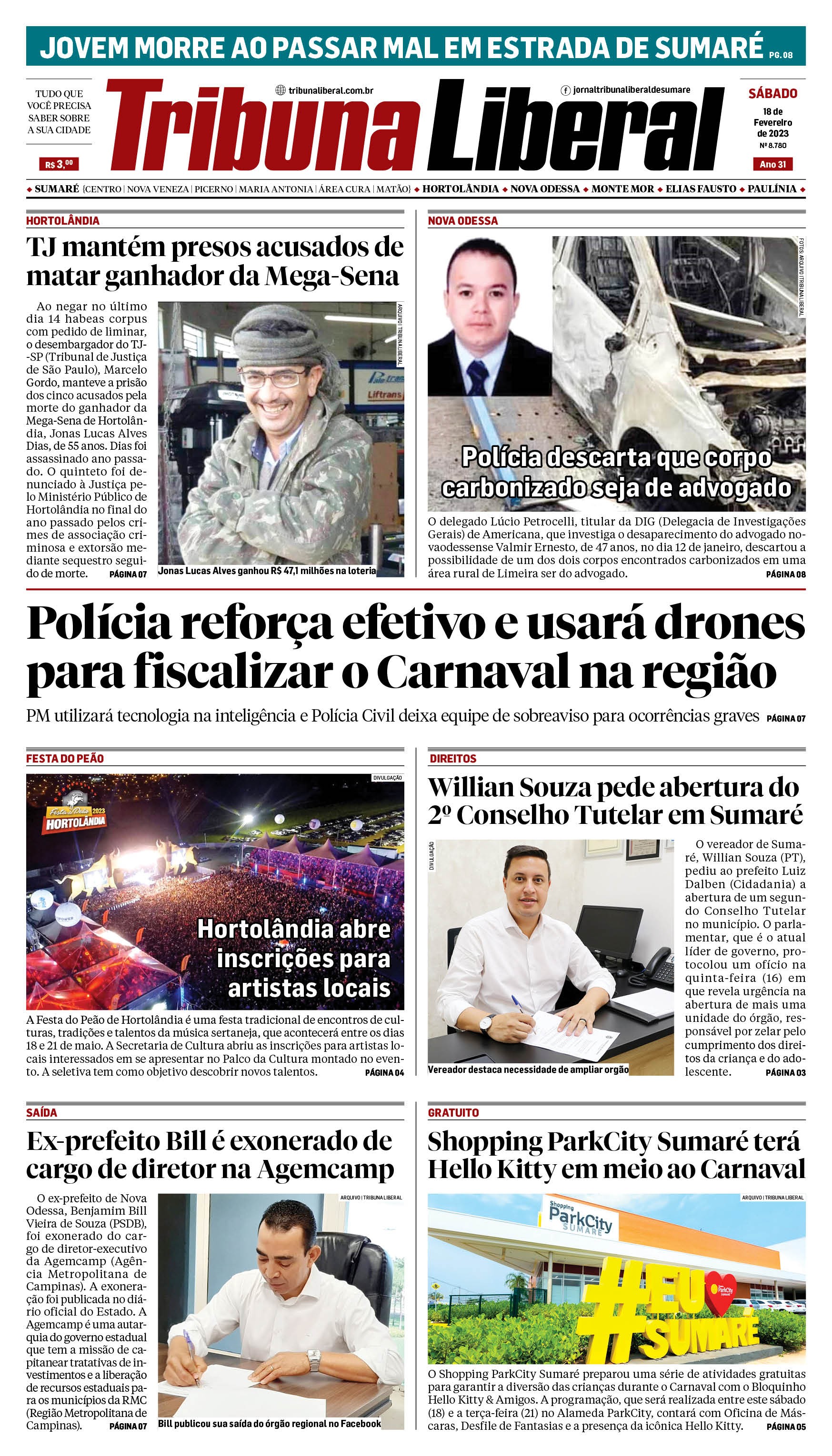 Edição de Sábado - 18-02-2023