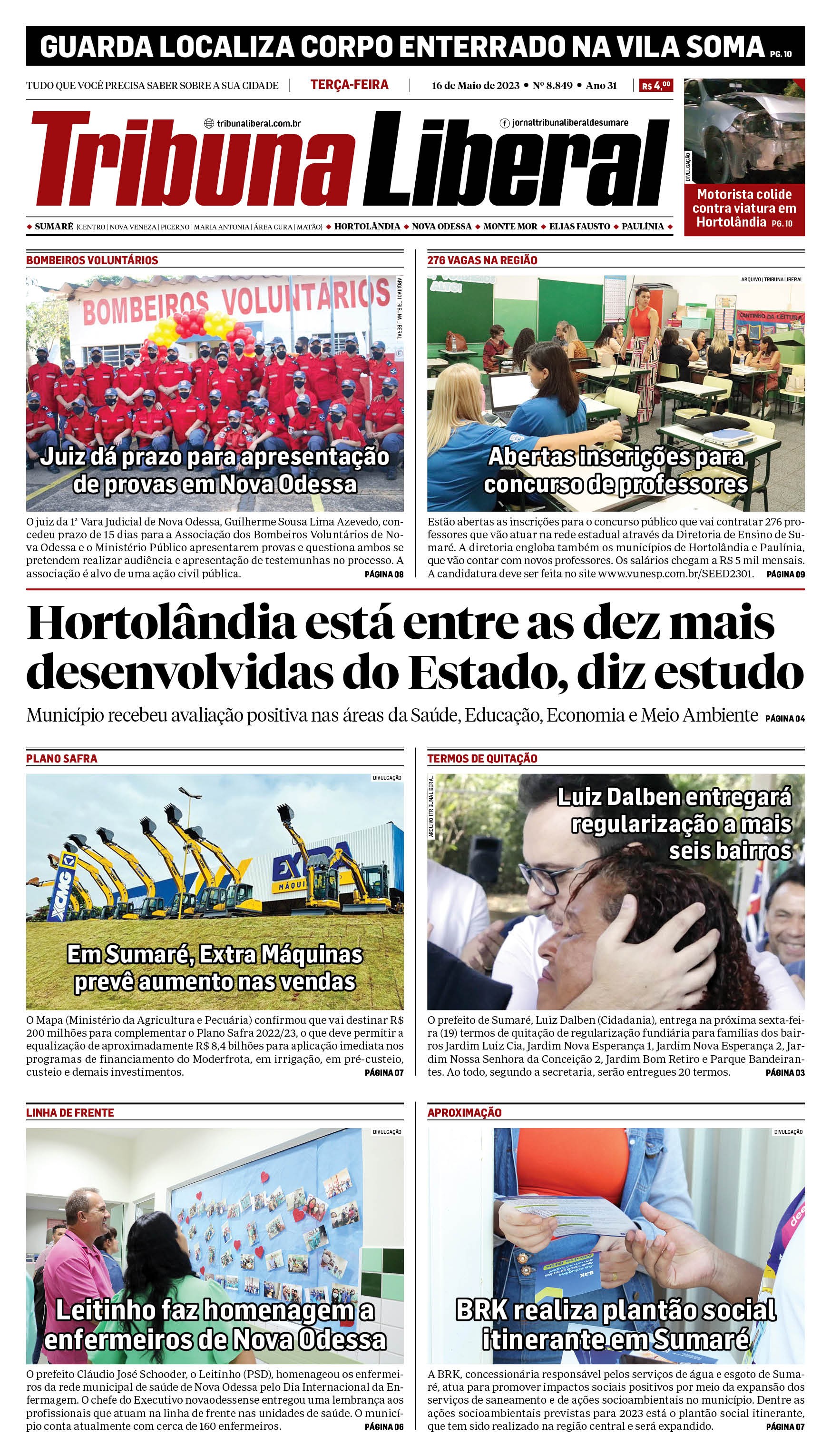 Edição de Terça-Feira - 16-05-2023