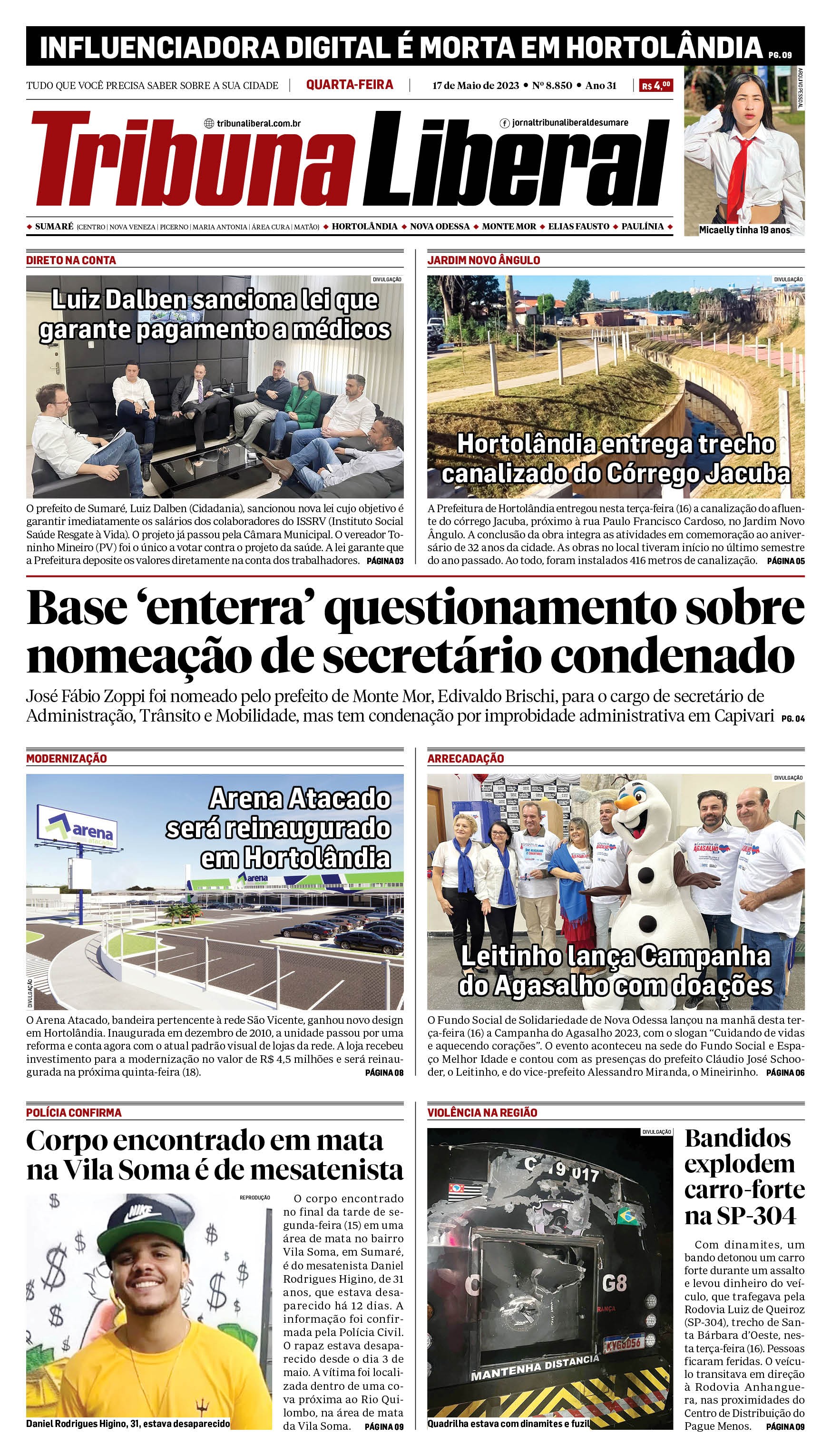 Edição de Quarta-Feira - 17-05-2023