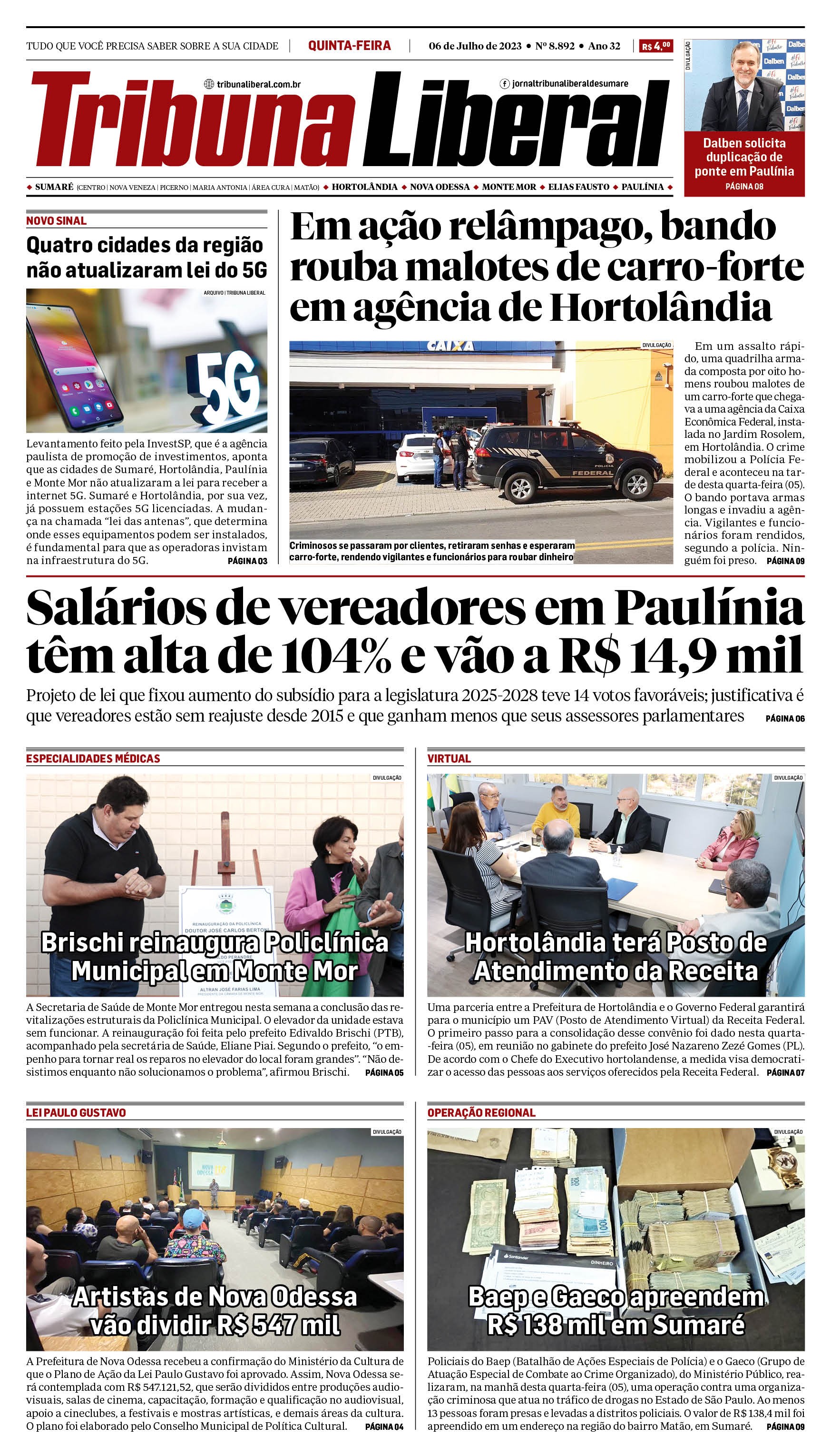 Edição de Quinta-Feira - 06-07-2023