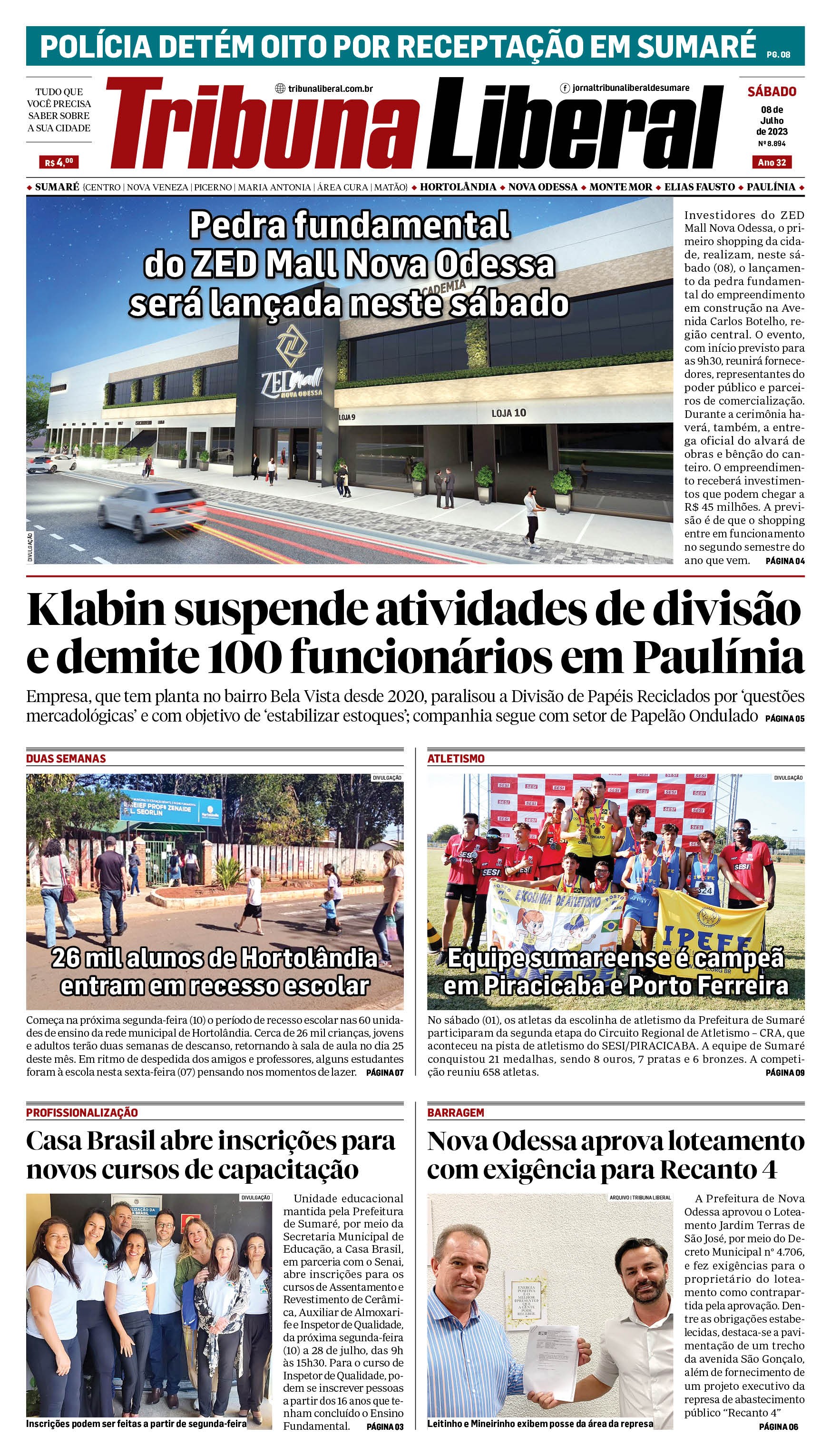 Edição de Sábado - 08-07-2023