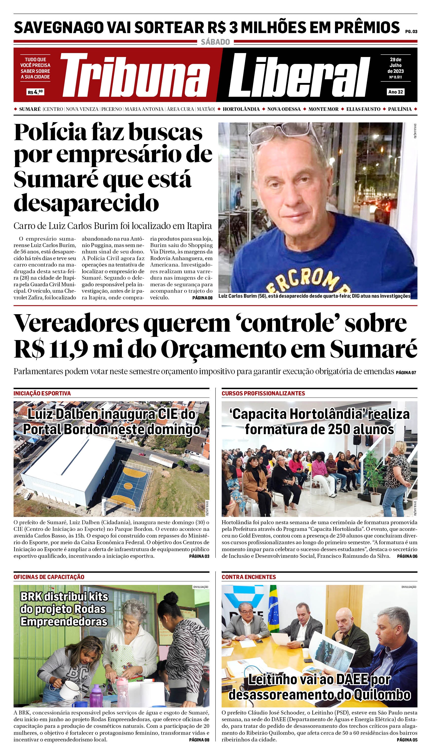 Edição de Sábado - 29-07-2023