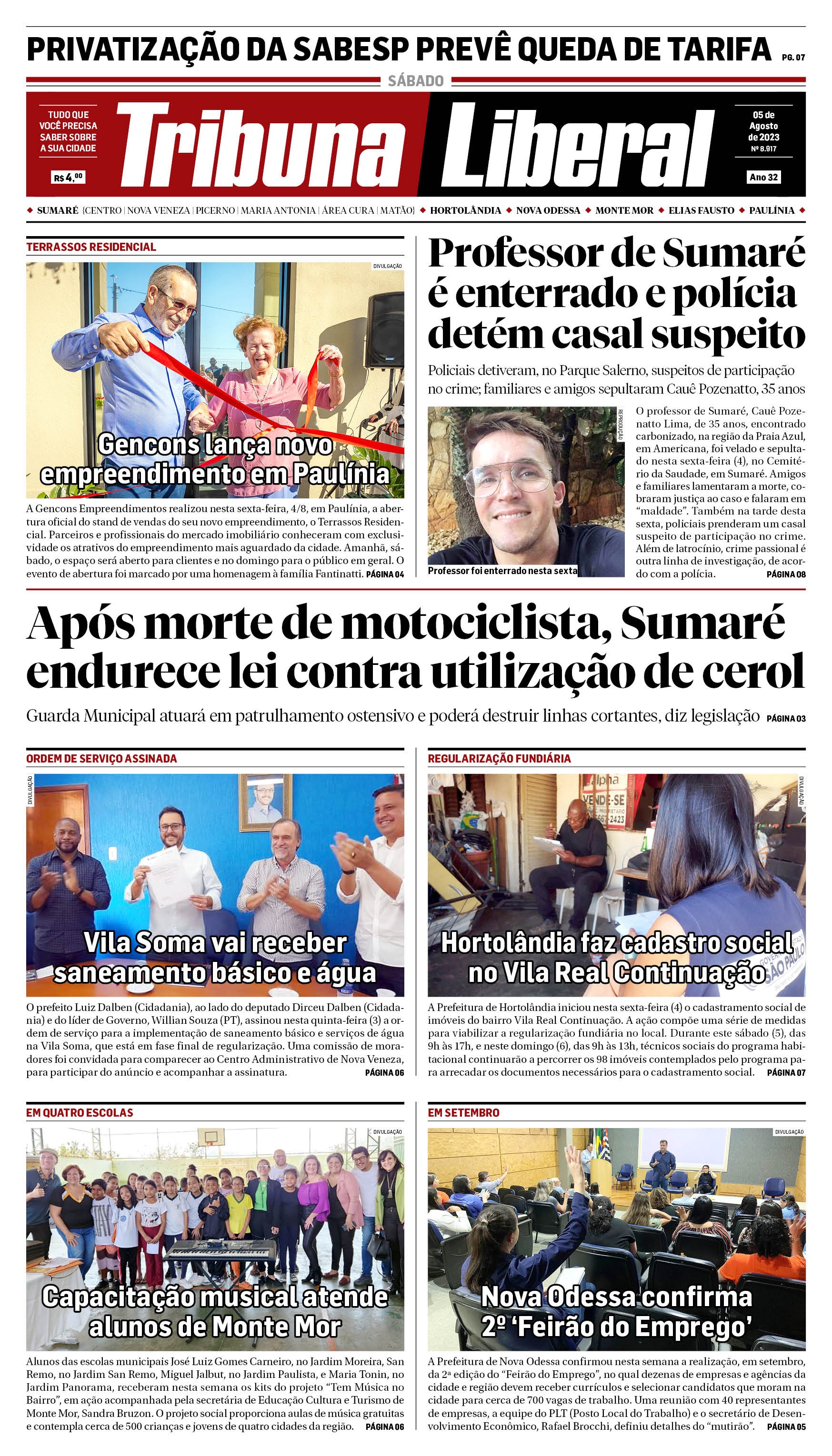 Edição de Sábado - 05-08-2023