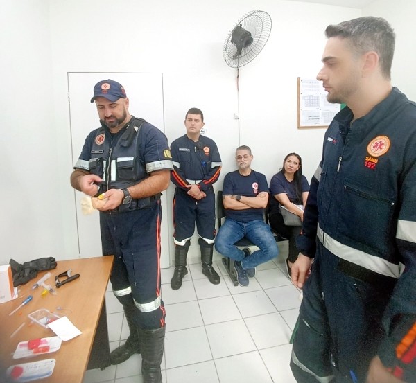 Samu de Hortolândia recebe capacitação para utilizar novo equipamento
