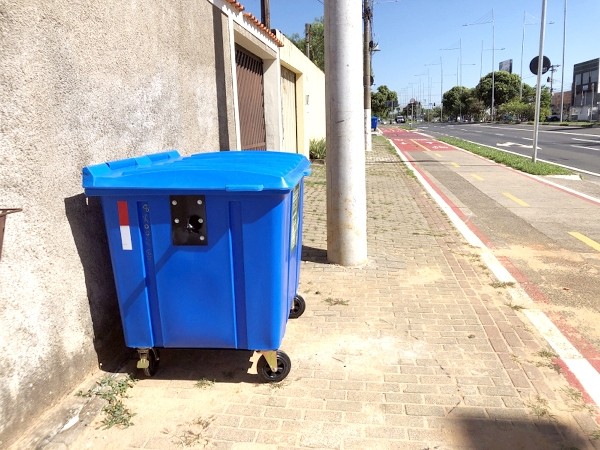 Novos contêineres são instalados nas principais avenidas de Hortolândia
