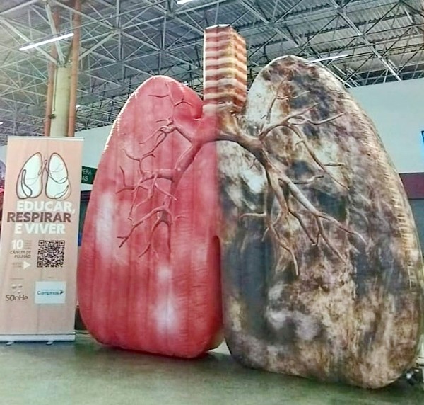 Pulmão Itinerante visita o Shopping ParkCity Sumaré