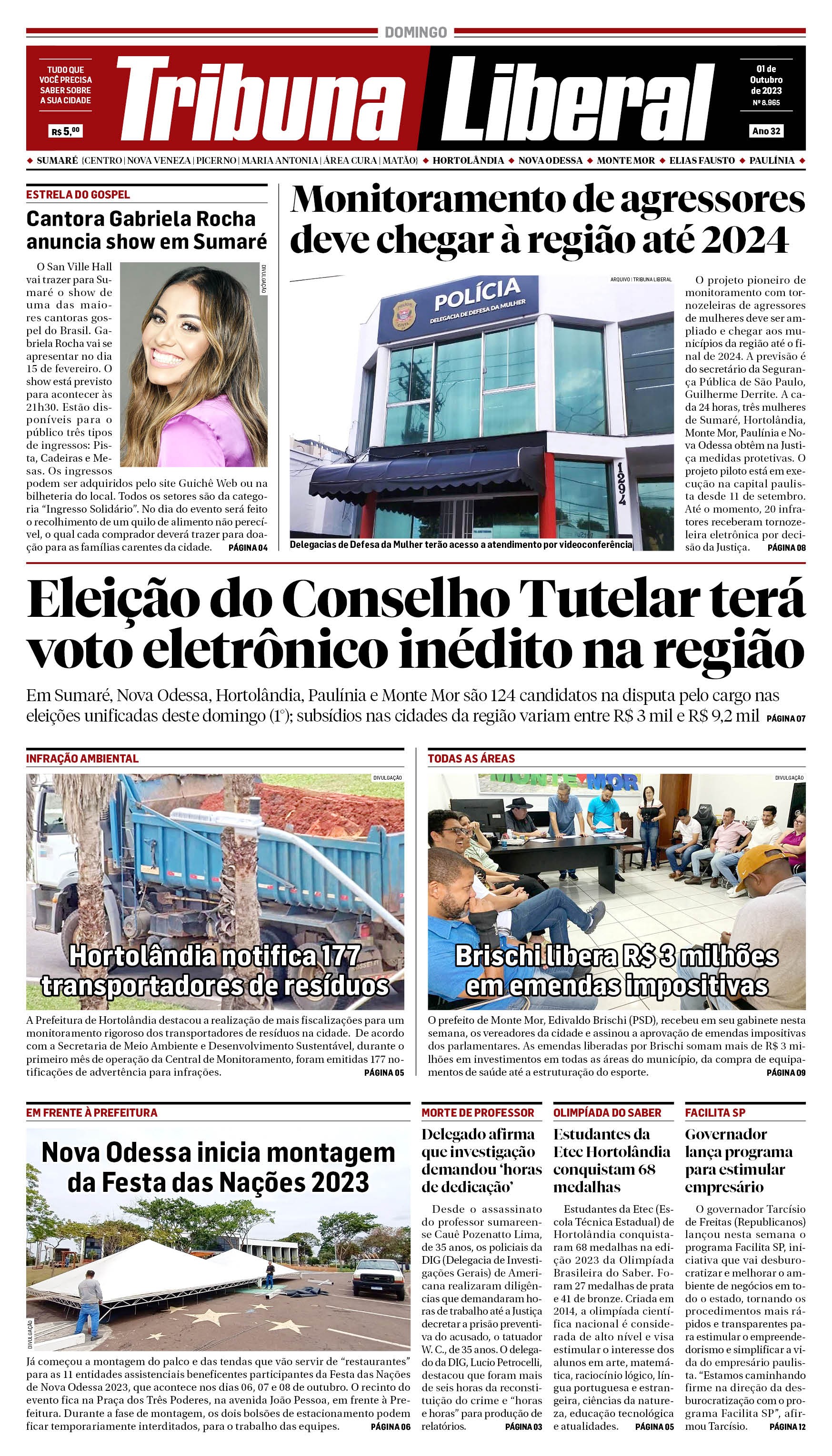 Edição de Domingo - 01-10-2023