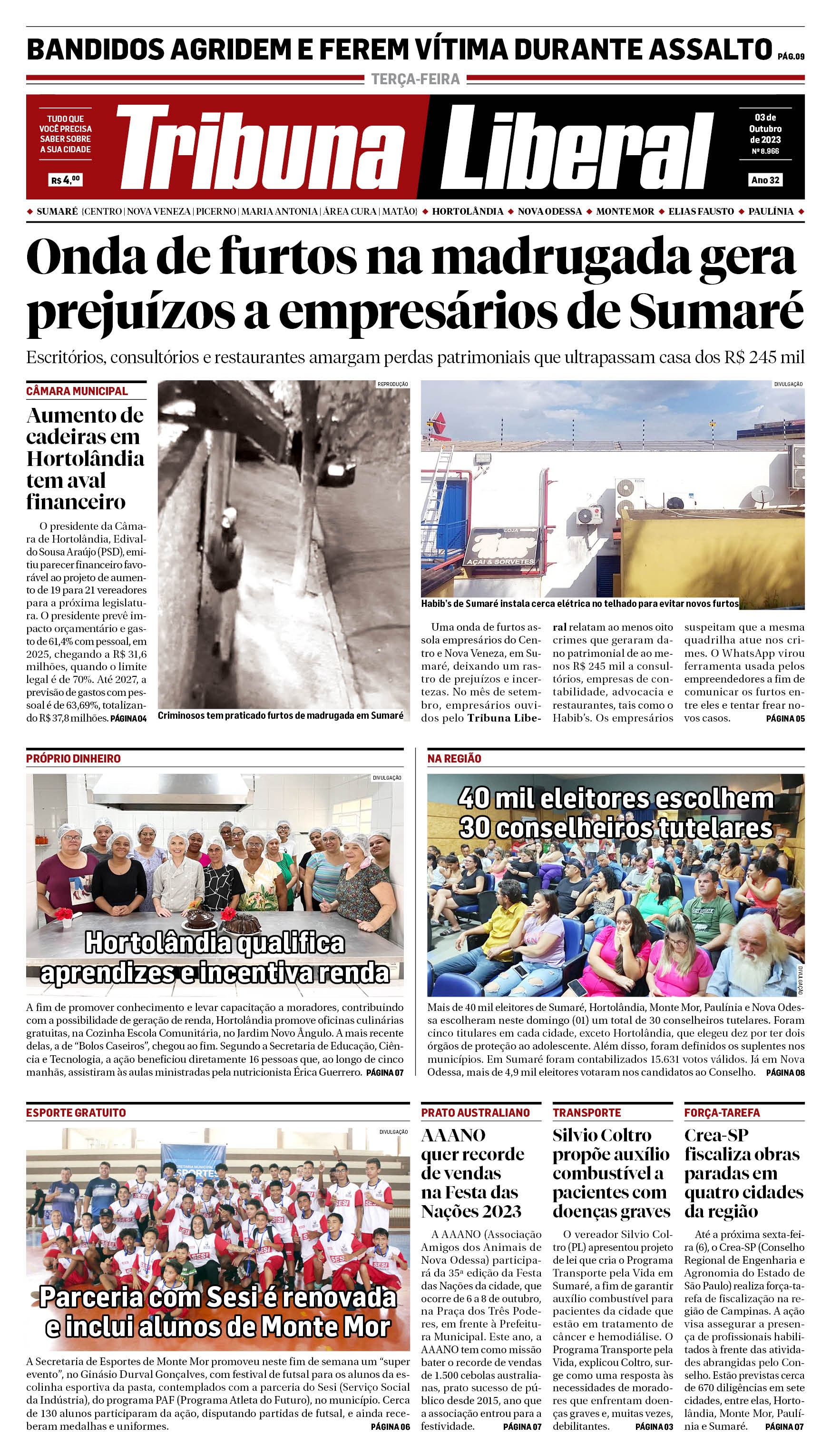 Edição de Terça-Feira - 03-10-2023