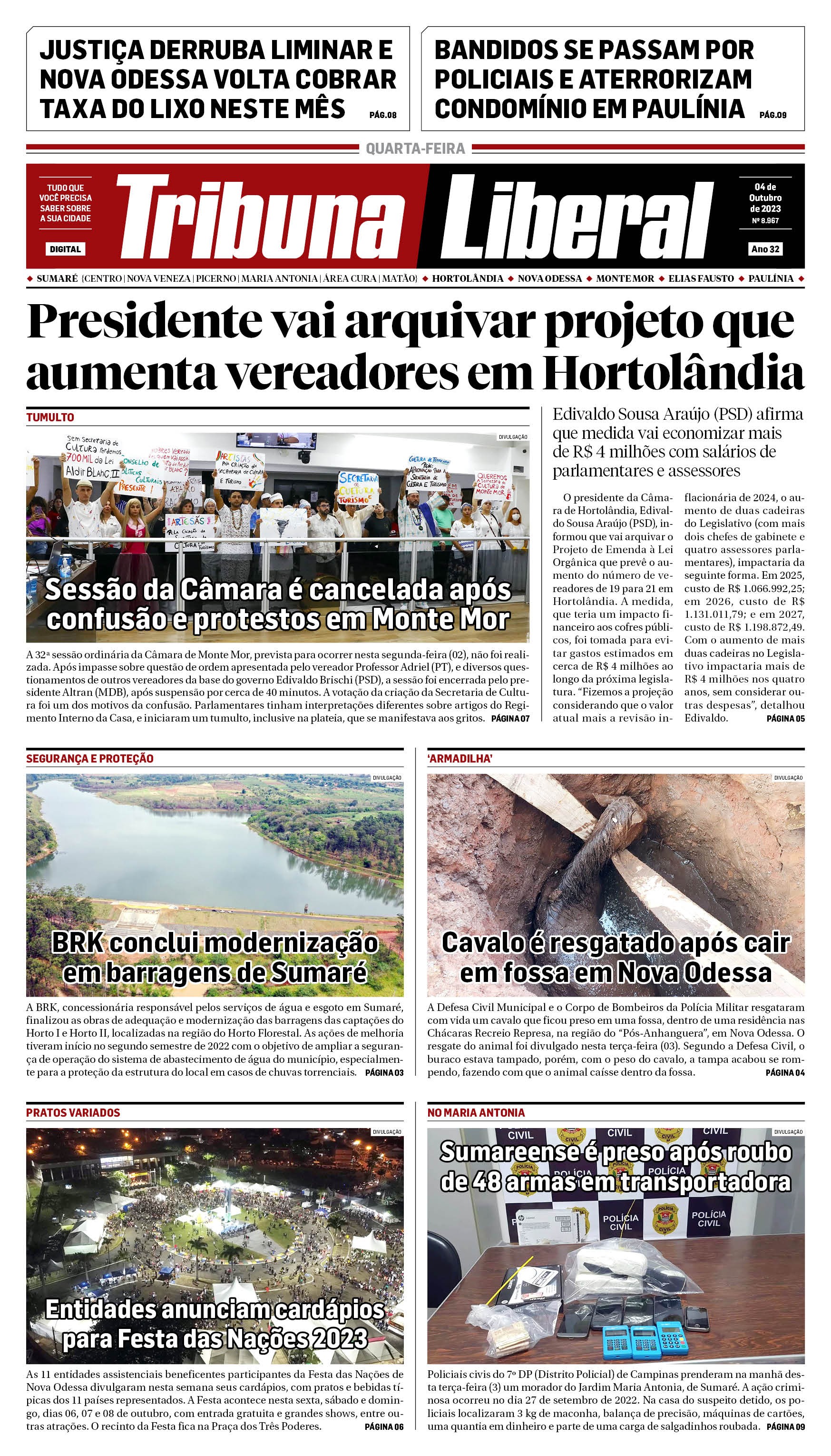 Edição de Quarta-Feira - 04-10-2023