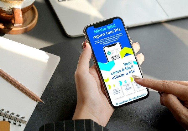 BRK incentiva clientes a pagar contas com PIX para concorrer a prêmios