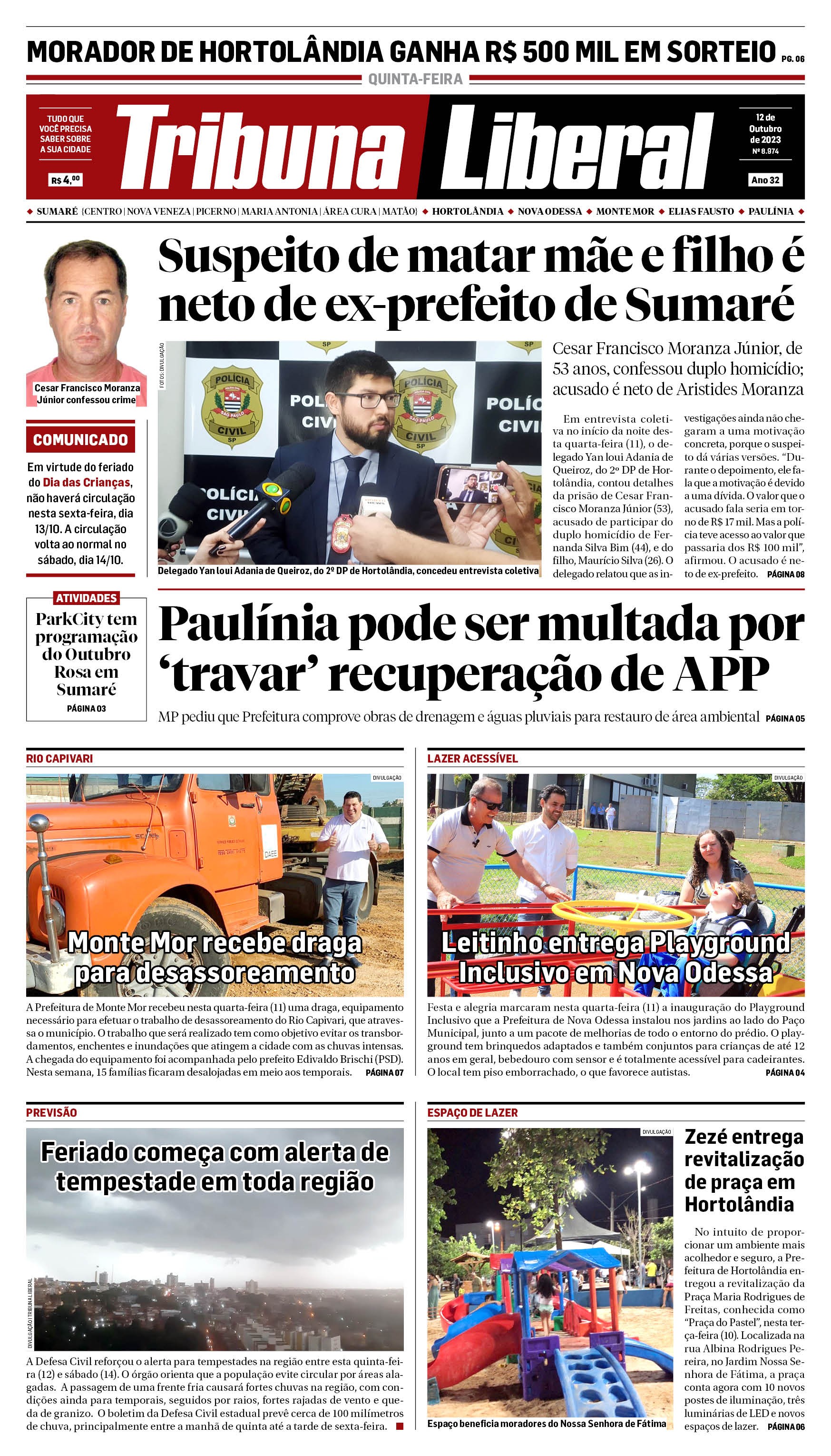 Edição de Quinta-Feira - 12-10-2023