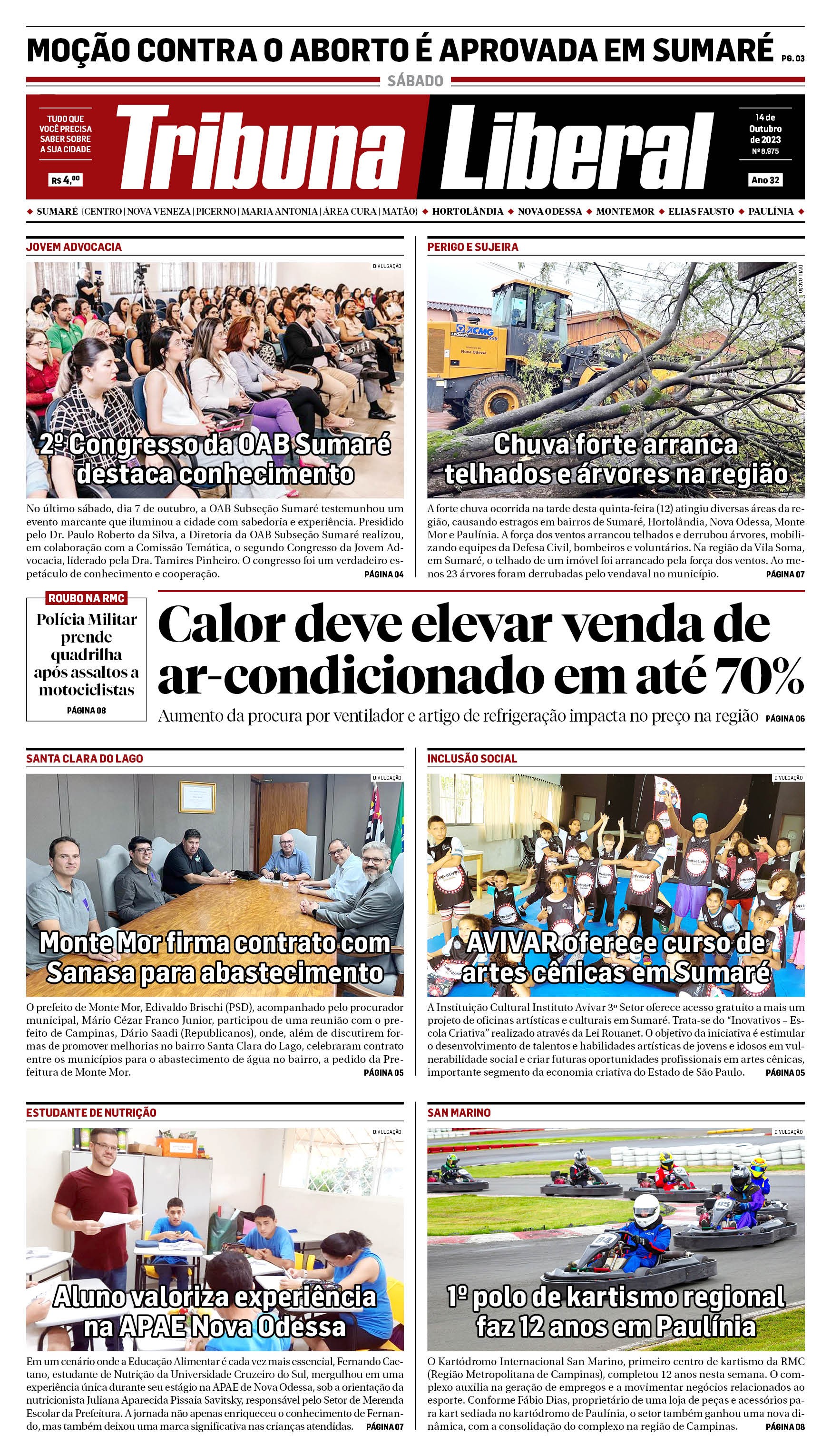 Edição de Sábado - 14-10-2023