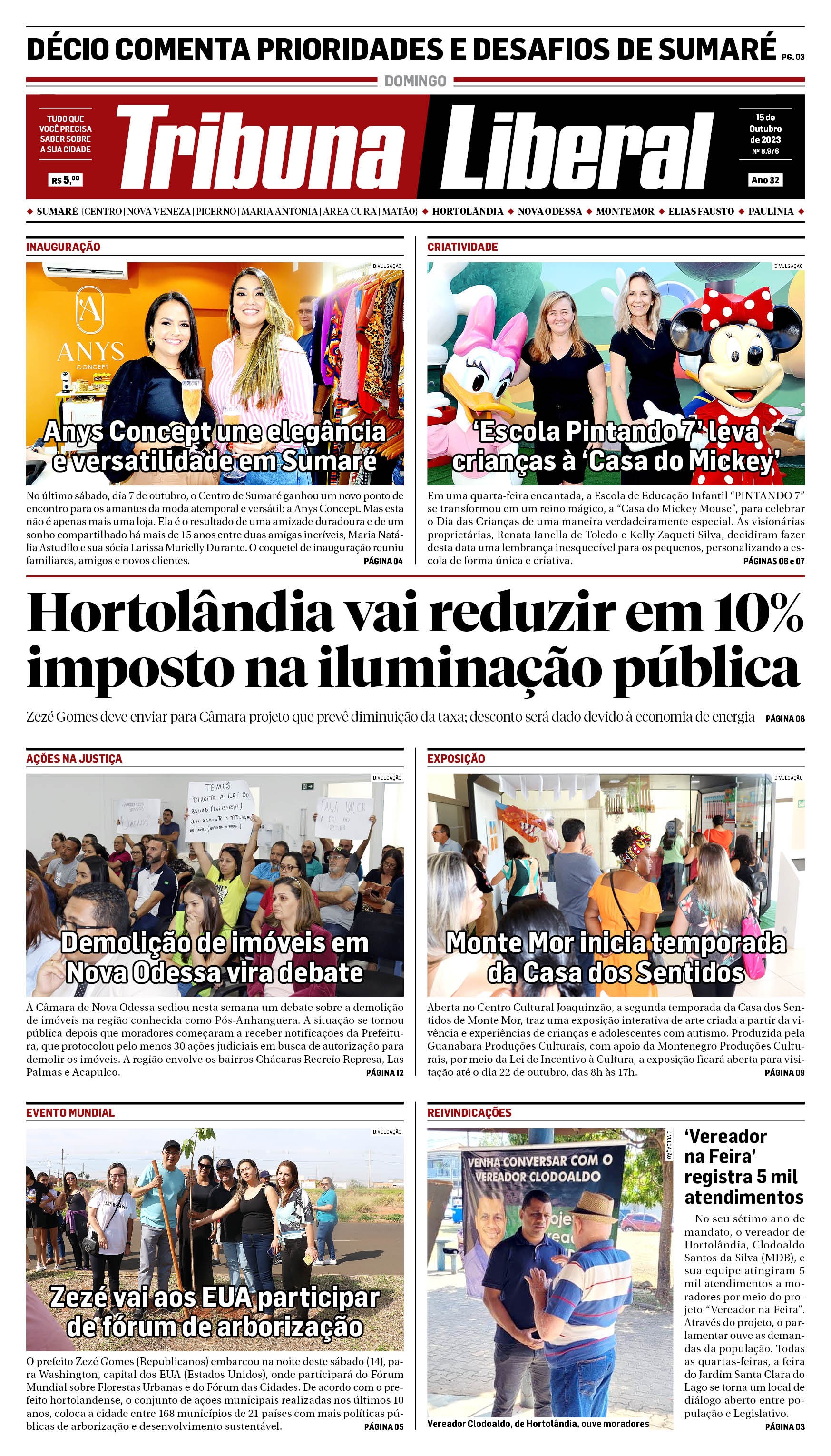 Edição de Domingo - 15-10-2023