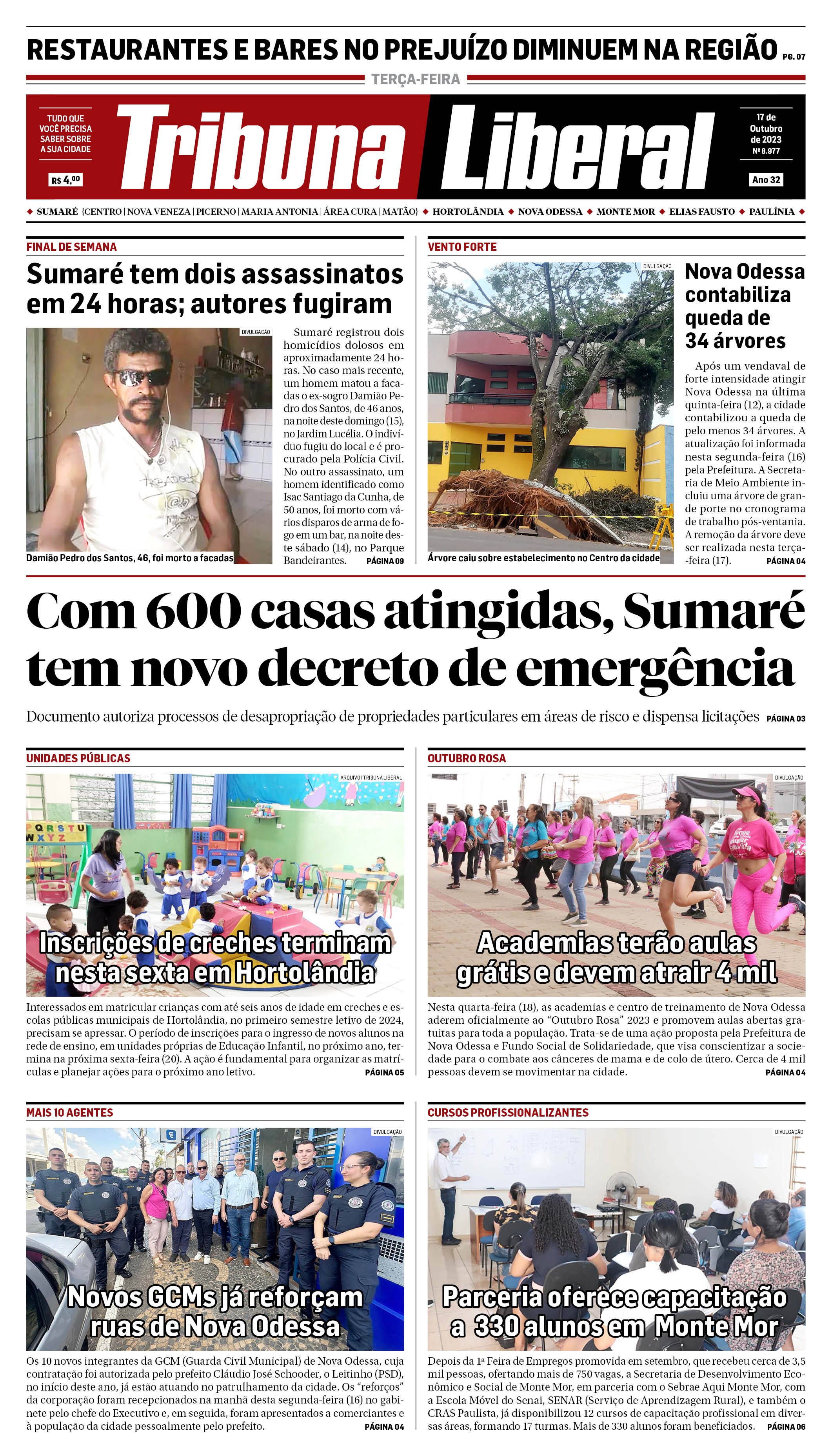 Edição de Terça-Feira - 17-10-2023