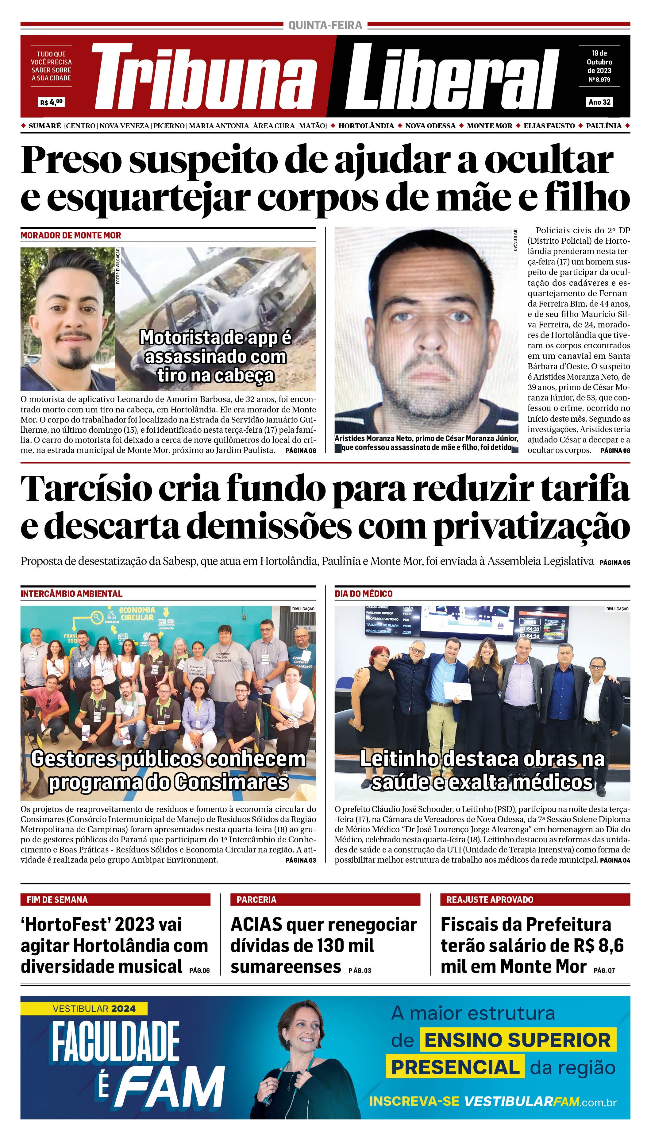 Edição de Quinta-Feira - 19-10-2023