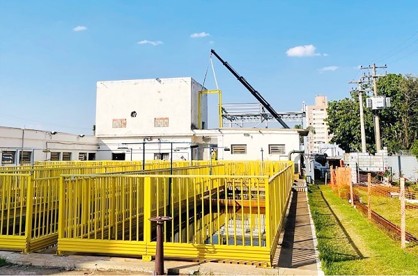 BRK executa mais uma etapa da obra de ampliação da ETA I