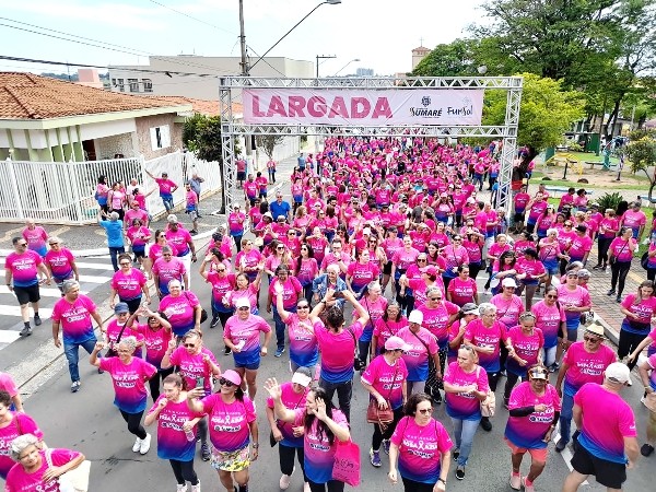 5 mil pessoas participam de caminhada em Sumaré