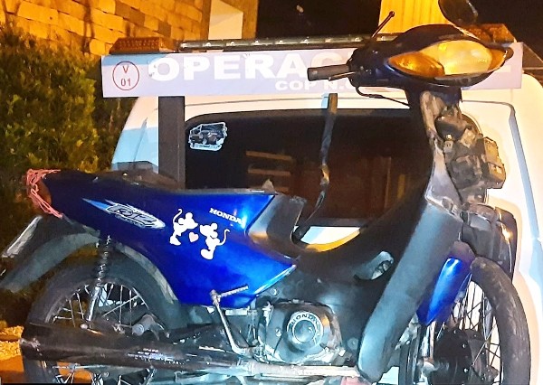Menor com moto adulterada é detido após se acidentar em Nova Odessa
