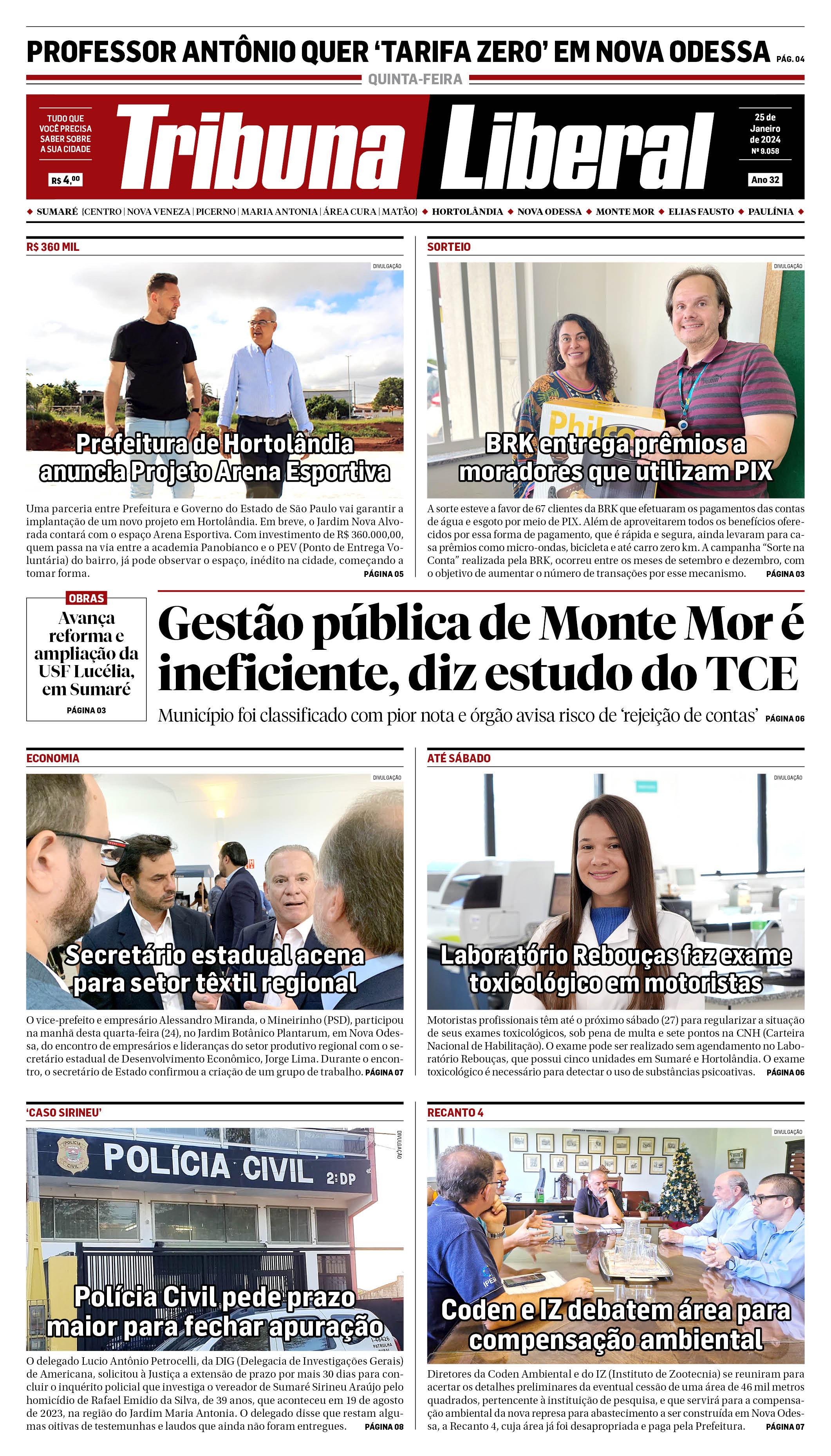 Edição de Quinta-Feira - 25-01-2024