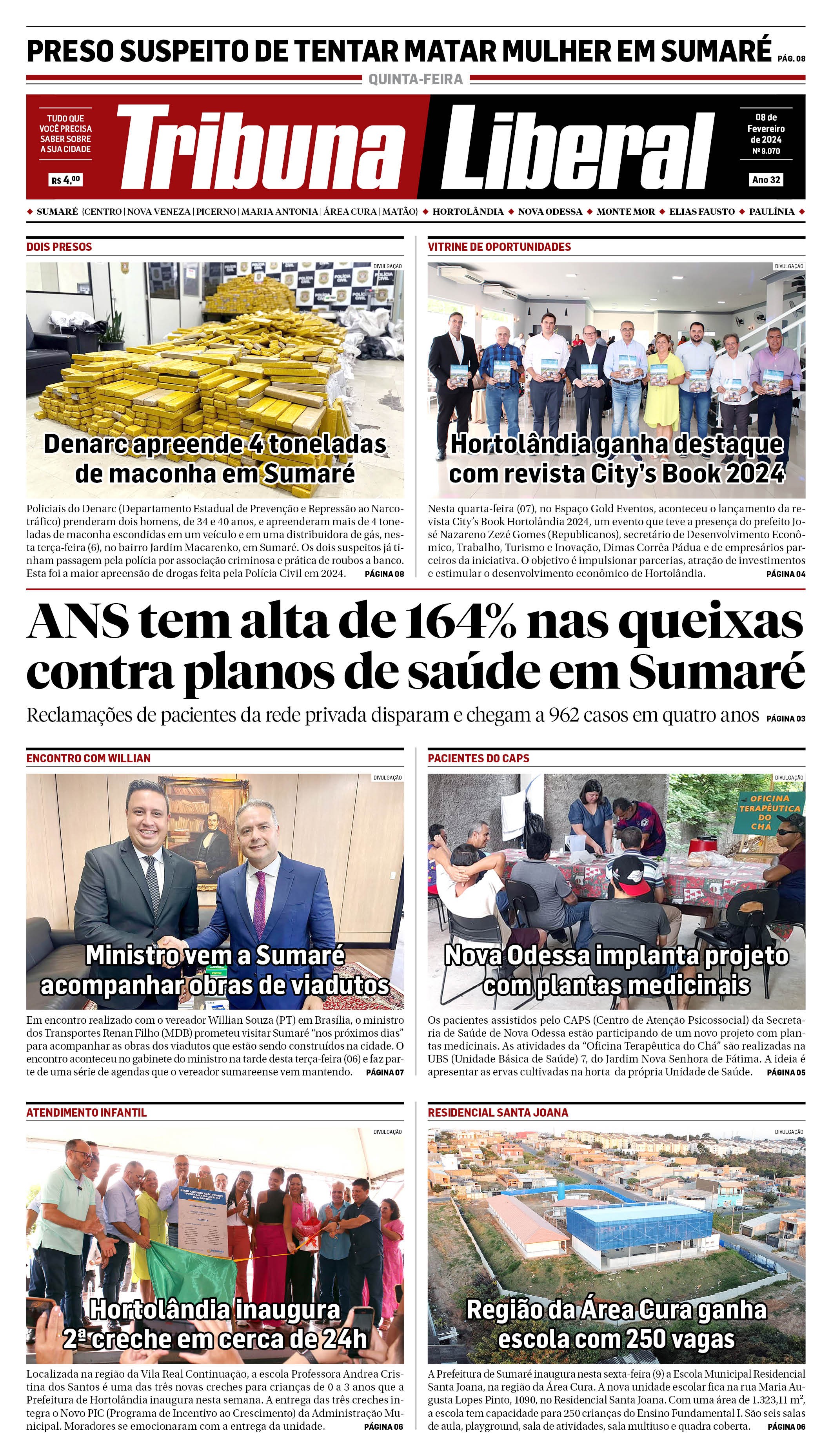 Edição de Quinta-Feira -08-02-2024