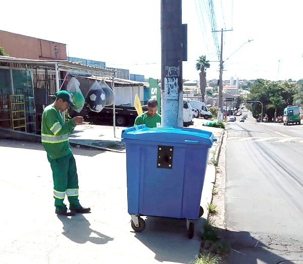 Hortolândia retoma instalação de contêineres de limpeza urbana