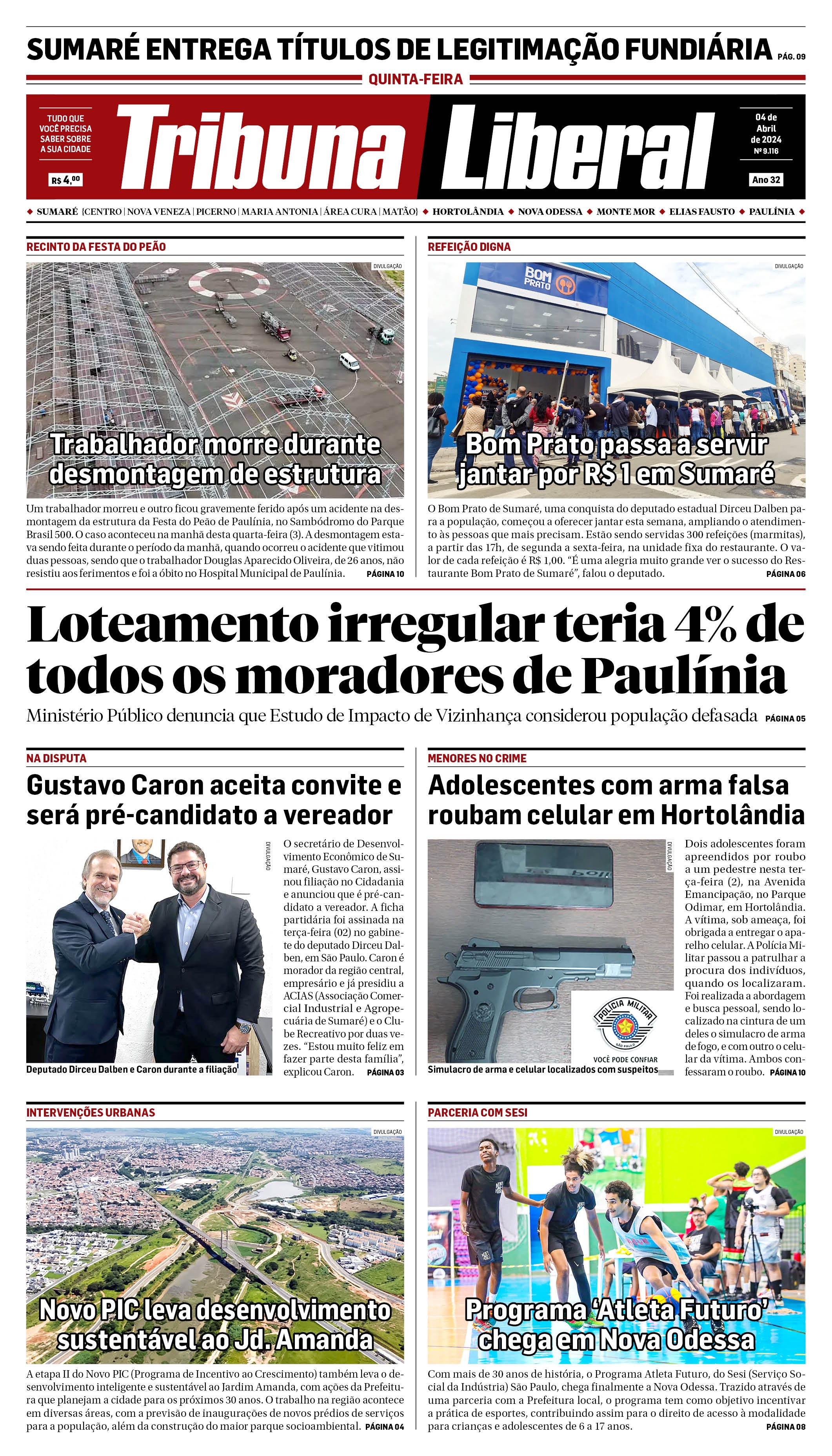 Edição de Quinta-Feira - 04-04-2024