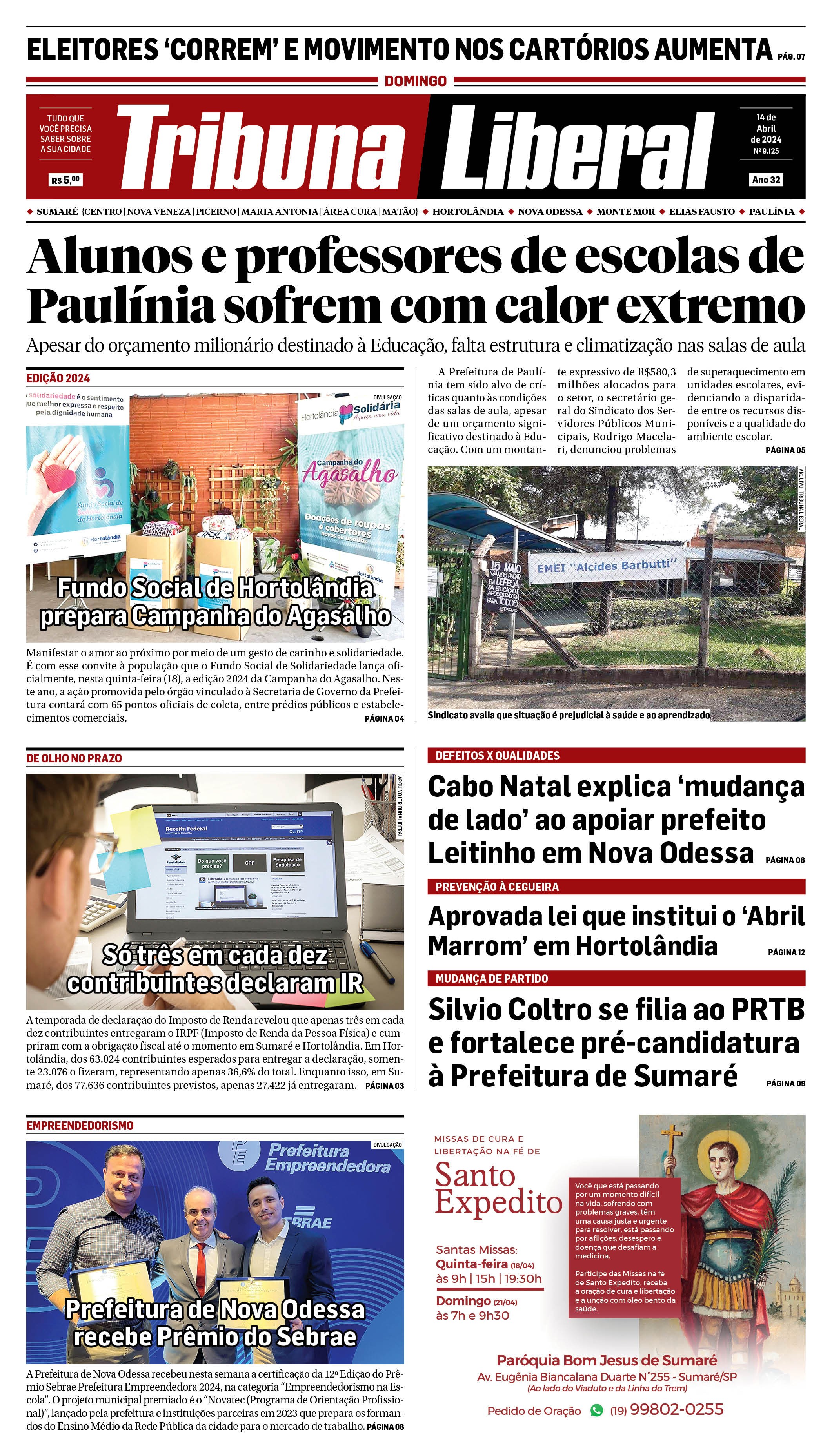 Edição de Domingo - 14-04-2024