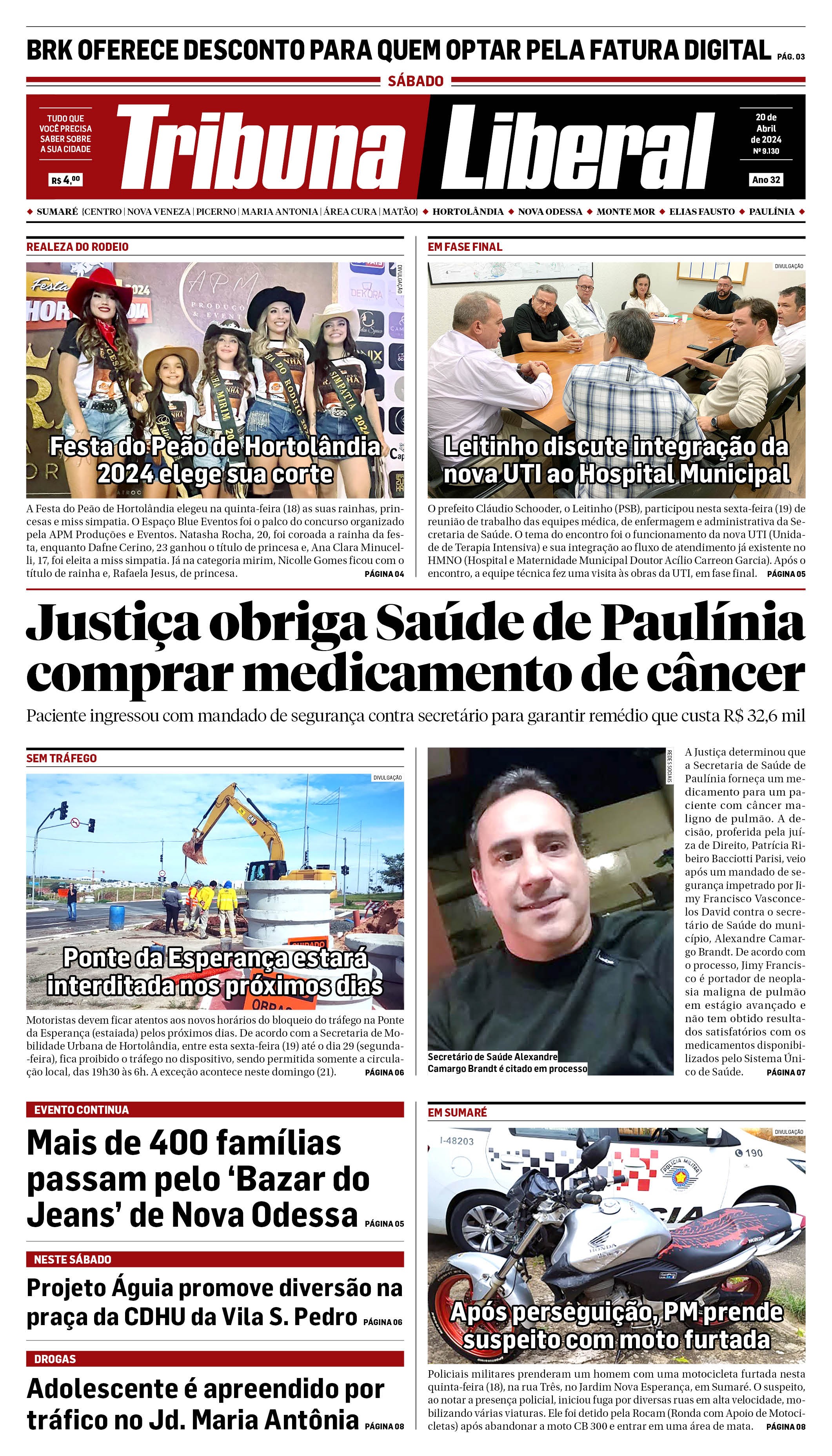 Edição de Sábado - 20-04-2024
