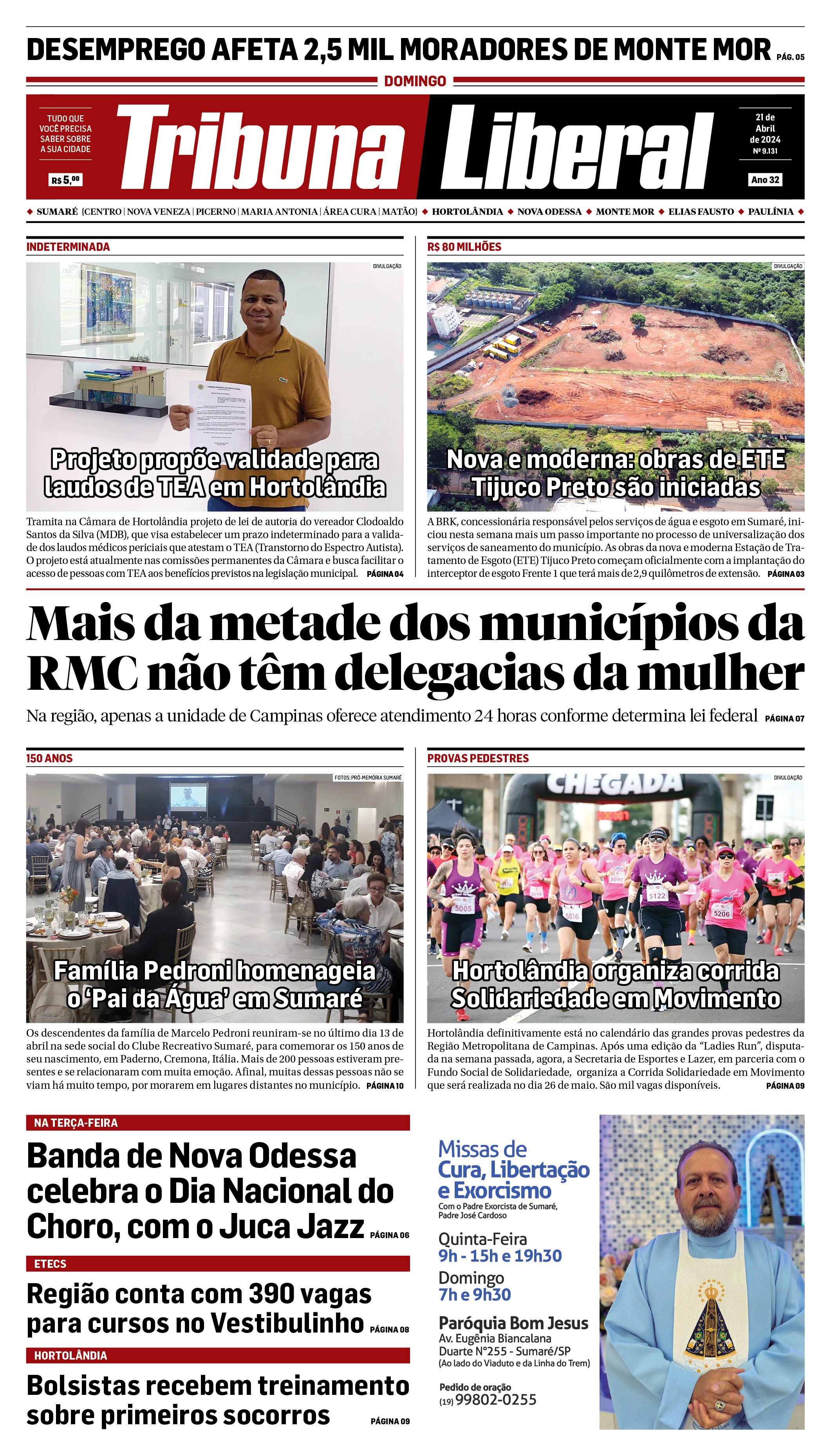 Edição de Domingo - 21-04-2024